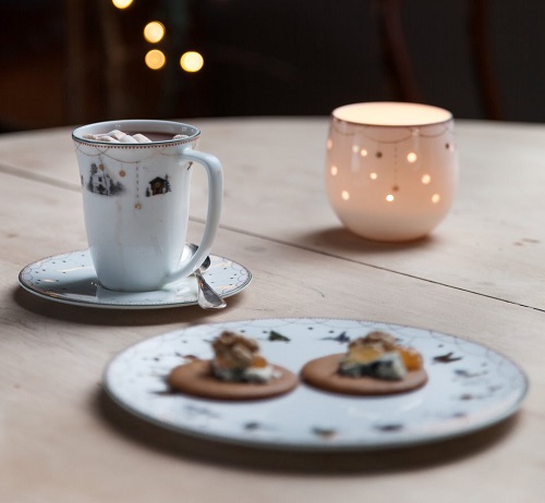 Julemorgen krus og tallerken